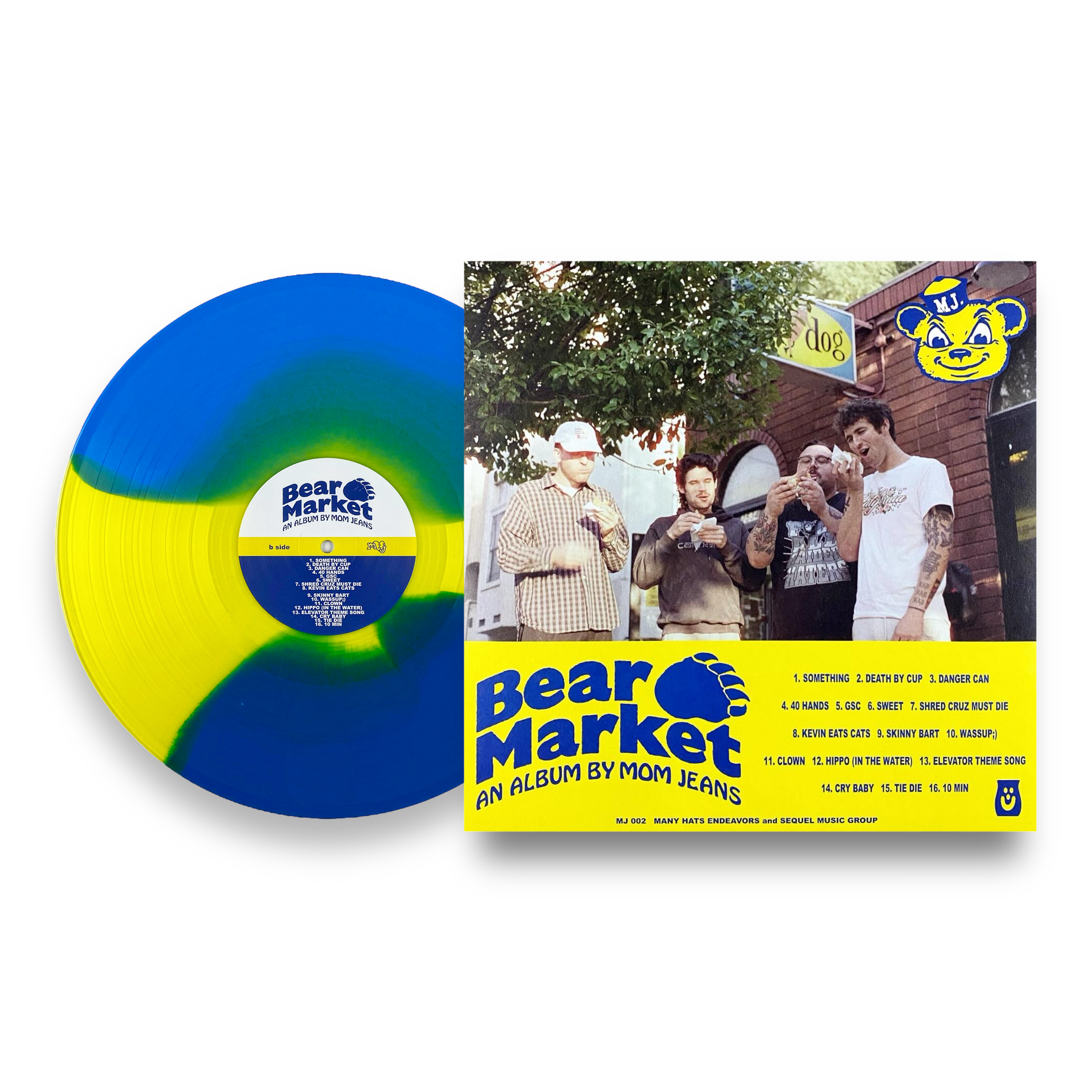 Bear Market Vinyl - Yellow/Blue